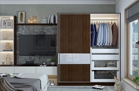 Wardrobe interior designs by top interior designers.
